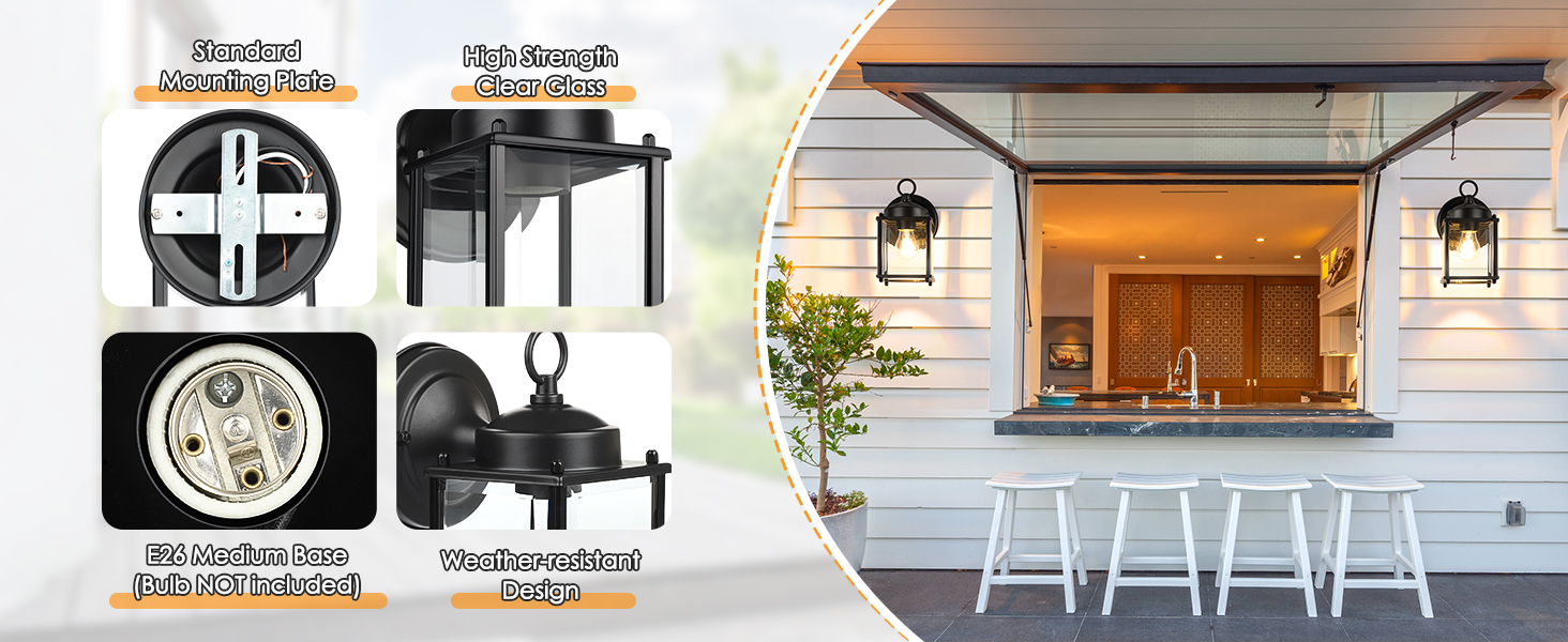 MATAMEYE outdoor wall sconces lighting