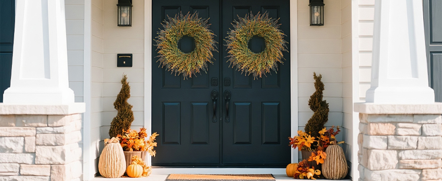 Large Fall Wreath for Front Door