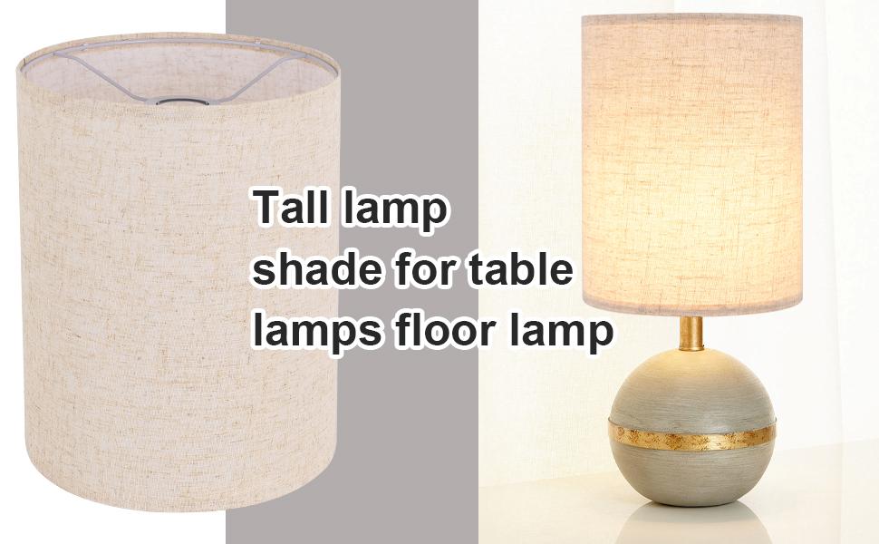 tall lampshades