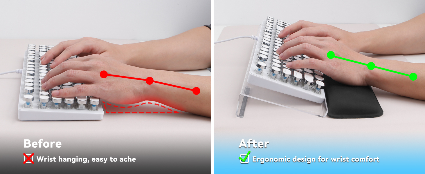 ergonomic keyboard wrist rest