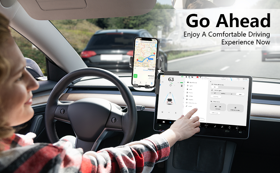 tesla model y phone mount