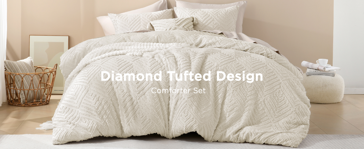 tufted comforter
