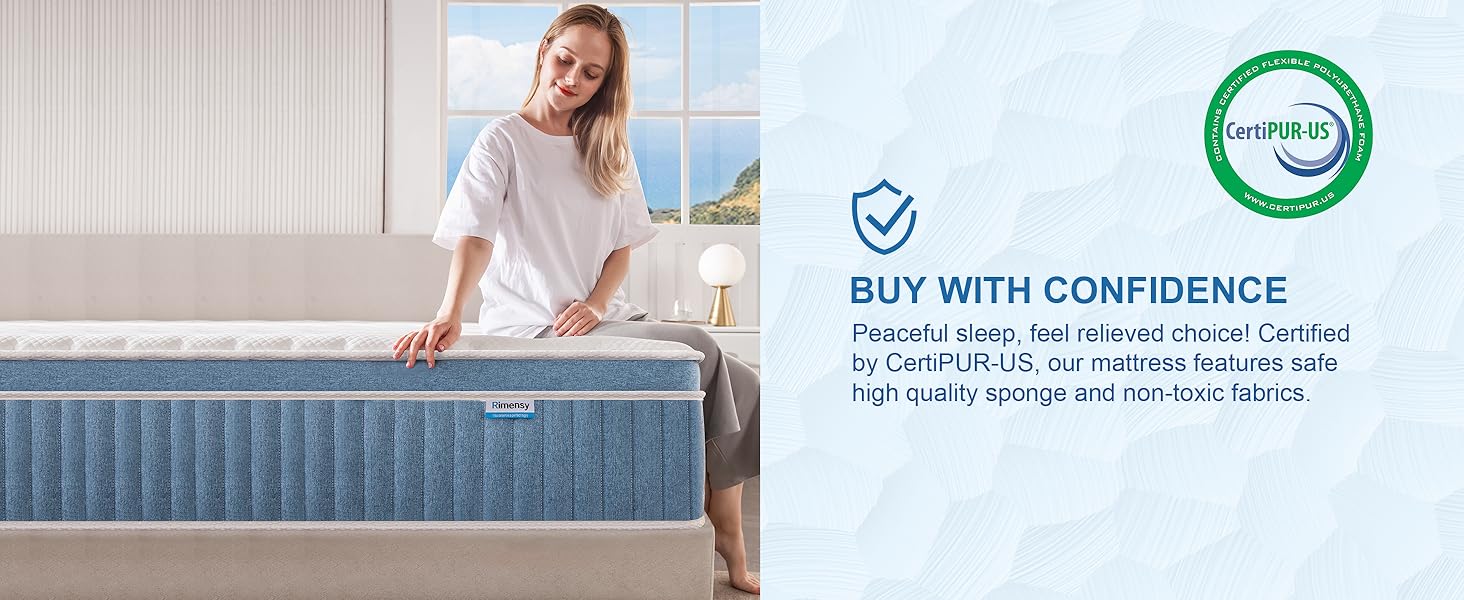 Certified Avocado Spring Mattress -  Safe and soft memory foam mattress 、mattress