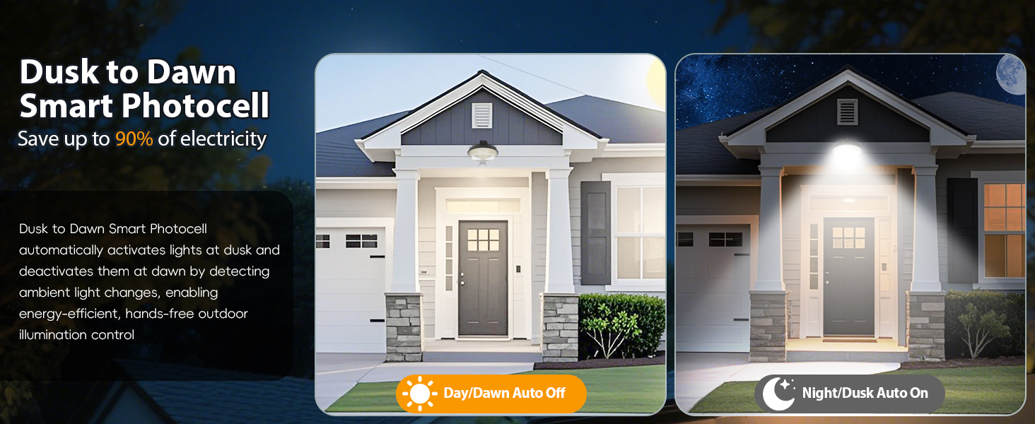 dusk to dawn outdoor lighting