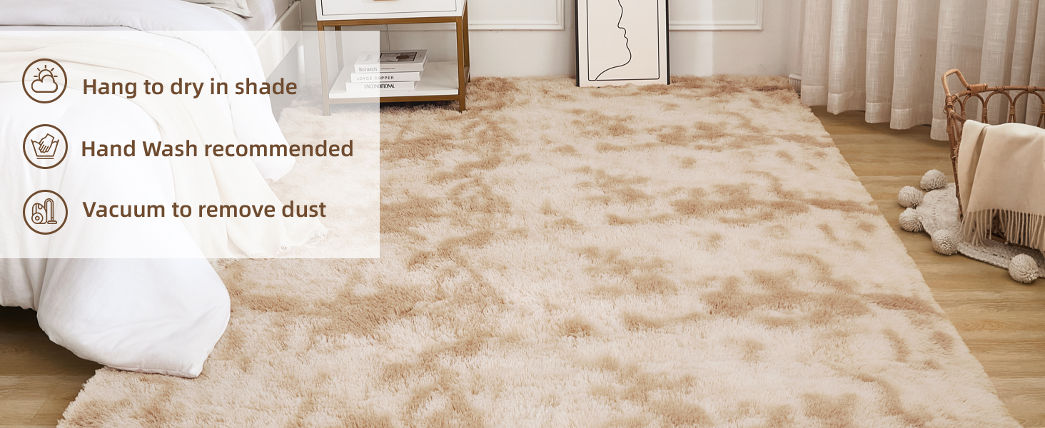 beige area rug
