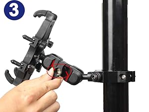 utv phone mount heavy duty off road phone holder for utv sxs cell phone holder for utv sxs