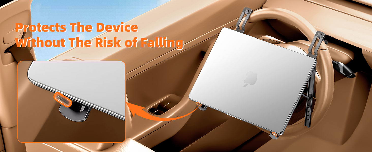 Car Laptop Mount Steering Wheel Tray Holder