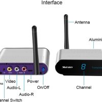 AV540 5.8G Wireless AV Transmitter Receiver Audio Video TV AV Signal Sender Receiver with IR Romote 400M /1330FT - Image 5