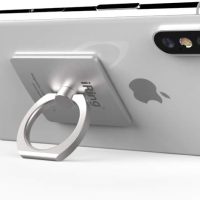 iRing Link, Made in Korea, Wireless Charging Friendly Phone Holder - Cell Phone Ring Grip Finger Holder and Stand Compatible with iPhone, Galaxy, and Other Smartphones(Silver) - Image 5