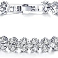 1Pc Exquisite And Luxurious European And American Zircon Bracelet, A Fashionable Accessory Gift For Women, With A High-end Feel Light Luxury - Image 2