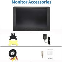7 inch LCD Security Monitor & Displays,BNC/AV Input,Built-in Dual Speakers Portable Monitor,1024 * 600 Resolution,Suitable for CCTV DVD CCD TV - Image 5