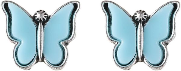 Vintage Western Ethnic Style Butterfly Stud Earring Retro Bohemian Women's Earrings Gifts for Her