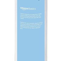 Amazon Basics Hypoallergenic 100% Cotton Rounds for Makeup Removal and Skincare, 100 Count, 1 Pack - Image 2