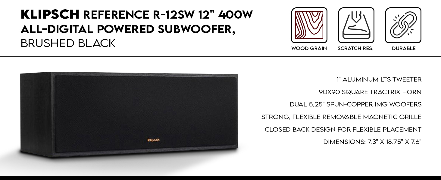 Klipsch Reference R-610F 5.1 Home Theater System