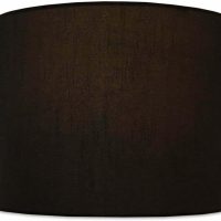 Royal Designs, Inc. HB-610-10BLK/GL Shallow Drum Hardback Lamp Shade, 9 x 10 x 7, Black with Gold - Image 4