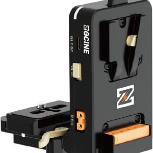 ZGCINE VM-VP4 V-Mount Battery Plate with Arca-Swiss Dual Quick Release Plate for Sony FX3, Canon EOS R5/R6/R7/R10, Panasonic LUMIX GH6/S5 II, a7S III/a7 IV and DSLR & Mirrorless Cameras