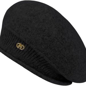 Women's Autumn Winter Warm Elegant Beret Fashion Versatile Knitted Japanese Artist Hat Cold Resistant British Style Hat