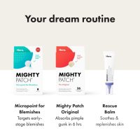 Mighty Patch™ Original patch from Hero Cosmetics – The #1 Hydrocolloid Acne Pimple Patch for Shrinking Zits and Whiteheads in 1 use; Nighttime Spot Stickers for Face and Skin (36 Count) - Image 9