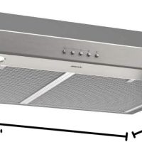 Broan-NuTone BCSQ130SS Three-Speed Glacier Under-Cabinet Range Hood with LED Lights ADA Capable, 1.5 Sones, 375 Max Blower CFM, 30-Inch, Stainless Steel - Image 9