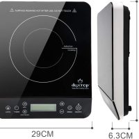 Duxtop Portable Induction Cooktop Burner, Induction Hot Plate with LCD Sensor Touch 1800 Watts, Silver 9600LS/BT-200DZ - Image 7