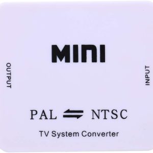 PAL to NTSC Converter, 1080p HDMI TV Video Convertor Switcher Adapter for NTSC TV Set Projector PDP for Pal a Ntsc