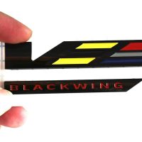 3Pcs V-Blackwing Emblems V-Series Black Out Blackwing Badge V Logo Compatible with 2020-2025 CT4 CT5 86596092 (3Pcs Emblems - Colourful) - Image 2