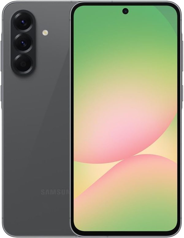 SAMSUNG Galaxy A56 5G 2025 | 256GB, 12GB, Dual SIM | 6.7" 120Hz AMOLED, IP67 Water Resistant, Android 15 | International Model Factory Unlocked for T-Mobile & Global | 25W Charger Bundle (Graphite)