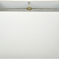 Royal Designs, Inc. Rectangle Hardback Lamp Shade, HB-613-12WH, White, (5 x 10) x (8 x 12) x 9.5 - Image 4