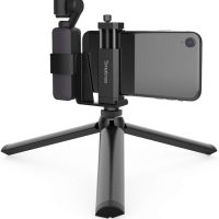 Smatree OSMO Pocket 2 Phone Holder Set Expansion Accessories with 1/4" Thread Screw and Tripod Compatible with DJI OSMO Pocket 2/ OSMO Pocket and Smartphone - Image 2