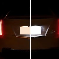 iJDMTOY OEM-Fit 3W Full LED License Plate Light Kit Compatible With 2008-2010 Cadillac CTS CTS-V Sedan, Powered by 18-SMD Xenon White LED Diodes - Image 7
