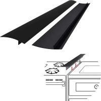 SEVCHY Silicone Stove Gap Covers (2 pack), Oven Gap Filler, Heat Resistant Stove Gap Filler, Seal Gap between Stovetop and Counter, Easy Clean (21 inch, Black) - Image 8