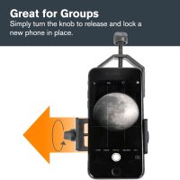 Celestron – Smartphone Adapter and Bluetooth Remote for Telescope, Binoculars & Spotting Scopes – Capture Images & Video Through Your Optics – Simple, Durable, Metal Body - Compact and Travel-friendly - Image 8