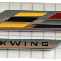 3Pcs V-Blackwing Emblems V-Series Black Out Blackwing Badge V Logo Compatible with 2020-2025 CT4 CT5 86596092 (3Pcs Emblems - Chrome) - Image 5