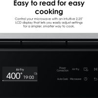 SAMSUNG 1.2 cu. ft. Countertop Convection Microwave with Air Fry, Black Glass, MC12DB8700CKAA - Image 7