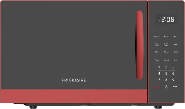 FRIGIDAIRE EMW953RED Microwave Oven, 900 Watts with 10 Power Levels, Red
