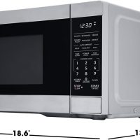 SHARP Countertop Microwave Oven with Removable 10.6" Carousel Turntable, 900 Watt, 0.9 Cubic Feet, Stainless Steel - Image 8