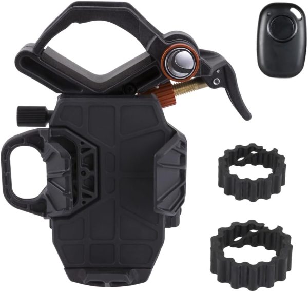 Celestron – NexYZ DX – Universal Smartphone Adapter for Telescope, Binoculars & Spotting Scopes – 3-Axis Precision Alignment – Capture Images & Video Through Your Optics – Includes Bluetooth Remote