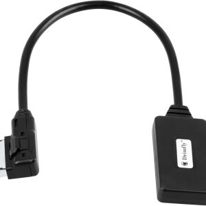 Bluetooth Car kit for Mercedes-Benz,Media Interface AUX Wireless Adator,Compatible with iPhone Android Smartphones,Works with Mercedes Equipped with MMI Rectangular Socket ONLY