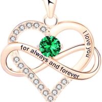 Necklace for Women Heart Shaped Necklace Fashion I Love You Colorful Pendant Chain Womens Necklace Jewelry Gifts - Image 5