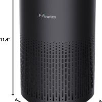 Purivortex Air Purifiers for Bedroom, Quiet Air Purifier with HEPA Filter for Pollen, Smoke, Dust, Pet Dander, Odor, Hair, Ozone Free, Covers Up to 880 Sq Ft, AC400 Black - Image 9
