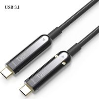 Pacroban USB-C to USB-C 50ft Fiber Optic Cable – 4K 60Hz, USB 3.1 Display Cable for Monitor, Projector, TV. Video Only, No Charging or Data Transfer - Image 4