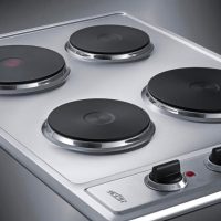 Summit CSD4B300 30” Wide 230V 4-Burner Solid Disk Cooktop, Total 5500W, Durable Cast-Iron, Stainless-Steel Surface, Indicator Light, Push to Turn Knob, ADA Compliant (30-Inch) - Image 5
