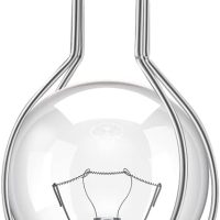 yuntop Clip on Lampshade Adapter, Lamp Shade Light Bulb Clip Adapter includes Finial, Lamp Shade Holder for Clip On Light Bulbs(1Pcs, Silver) - Image 5