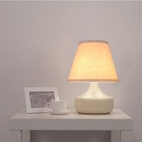 Tootoo Star Barrel White Small Lamp Shade for Table Floor Lamps Replacement, 6x10x7.5 Inch, Fabric Cloth, Spider Model (white) - Image 5