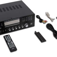 Pyle 4 Channel Wireless Bluetooth Amplifier - 3000 Watt Stereo Speaker Home Audio Receiver w/ FM Radio, USB, 2 Microphone w/ Echo for Karaoke, Front Loading CD DVD Player, LED, Rack Mount - PD3000BA - Image 3