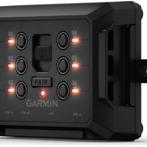 Garmin PowerSwitch, 6 Gang Compact Digital Switch Box, Requires Compatible Garmin Navigator or Smartphone, Switch Panel for Car SUV UTV ATV Caravan Boat Marine
