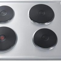 Summit CSD4B300 30” Wide 230V 4-Burner Solid Disk Cooktop, Total 5500W, Durable Cast-Iron, Stainless-Steel Surface, Indicator Light, Push to Turn Knob, ADA Compliant (30-Inch) - Image 2