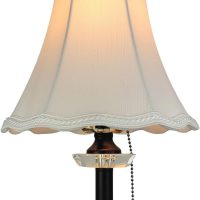 Royal Designs Scalloped Bell Designer Lamp Shade, White, 7 x 14 x 12.25 - Image 4