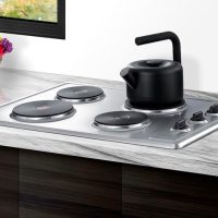 Summit CSD4B300 30” Wide 230V 4-Burner Solid Disk Cooktop, Total 5500W, Durable Cast-Iron, Stainless-Steel Surface, Indicator Light, Push to Turn Knob, ADA Compliant (30-Inch) - Image 6