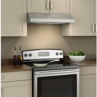 Broan-NuTone BCSD130SS Glacier Range Hood with Light, Exhaust Fan for Under Cabinet, Stainless Steel, 30-inch, 300 Max Blower CFM - Image 2